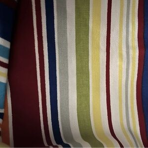 Longaberger Blue Ribbon Pie Basket Liner:  Sunny Day Stripe  NEW